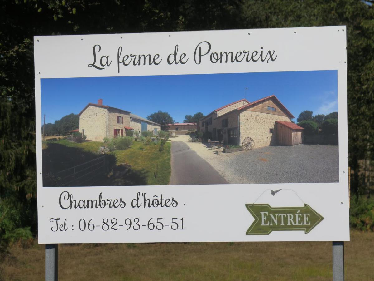 La Ferme De Pomereix Le Dorat Екстериор снимка